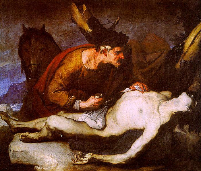  Luca  Giordano The Good Samaritan Spain oil painting art